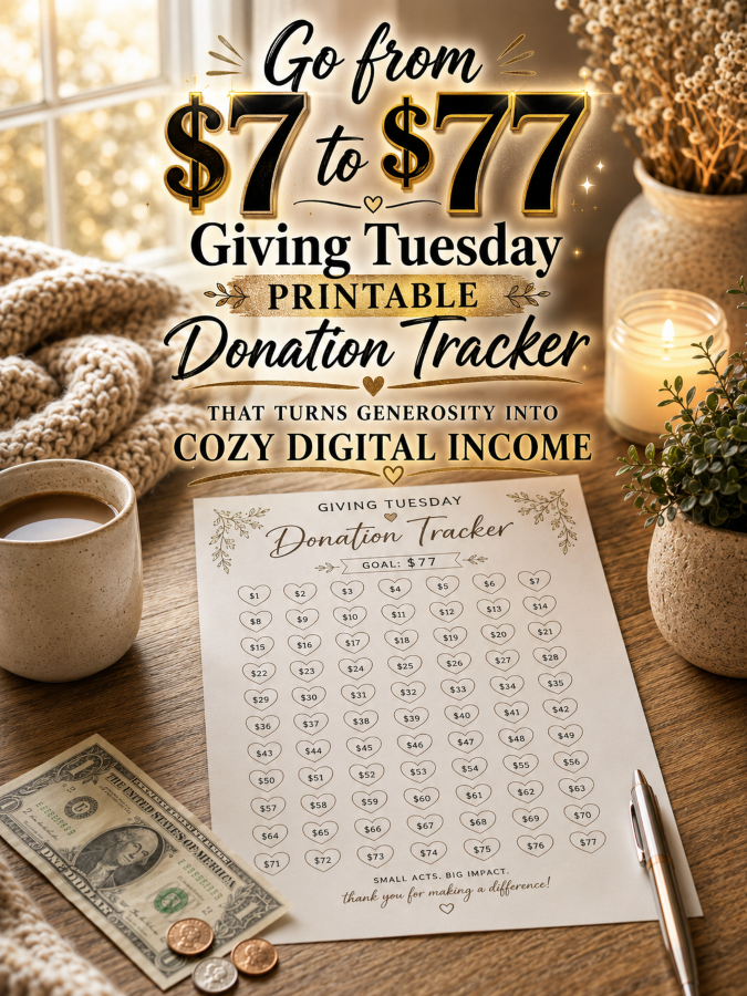 Go from to : Giving Tuesday Printable Donation Tracker That Turns Generosity Into Cozy Digital Income Go from to : Giving Tuesday Printable Donation Tracker That Turns Generosity Into Cozy Digital Income