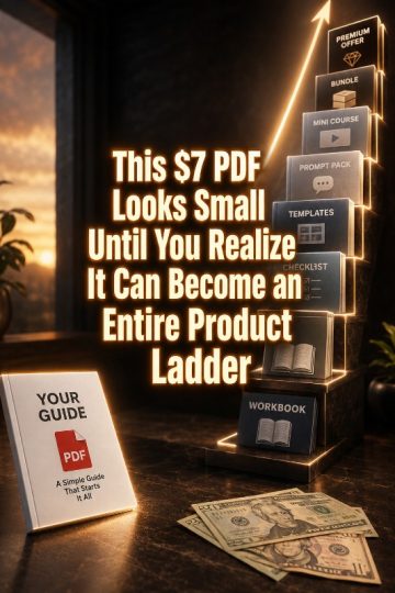 This  PDF Looks Small Until You Realize It Can Become an Entire Product Ladder