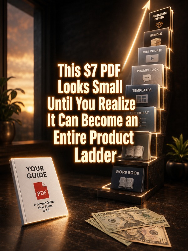This  PDF Looks Small Until You Realize It Can Become an Entire Product Ladder