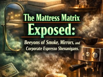 The Mattress Matrix Exposed: Beeyons of Smoke, Mirrors, and Corporate Espresso Shenanigans The Mattress Matrix Exposed: Beeyons of Smoke, Mirrors, and Corporate Espresso Shenanigans