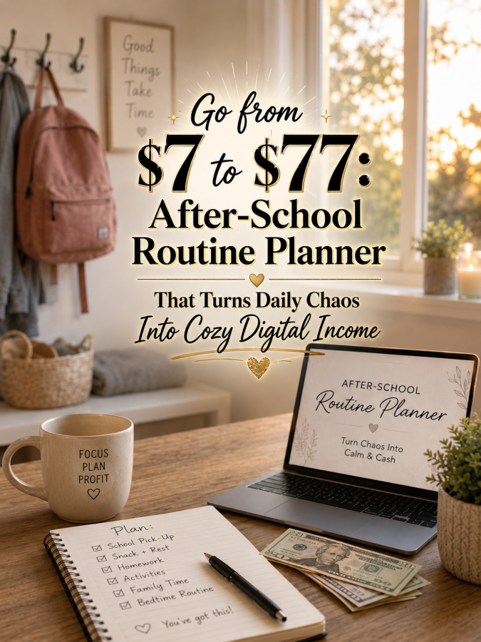 Go from to : After-School Routine Planner That Turns Daily Chaos Into Cozy Digital Income Go from to : After-School Routine Planner That Turns Daily Chaos Into Cozy Digital Income