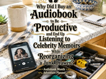 🎧 âWhy Did I Buy an Audiobook to Be Productive and End Up Listening to Celebrity Memoirs While Reorganizing a Junk Drawer?â – Audiobook Month Adventure Planner 🎧 âWhy Did I Buy an Audiobook to Be Productive and End Up Listening to Celebrity Memoirs While Reorganizing a Junk Drawer?â – Audiobook Month Adventure Planner