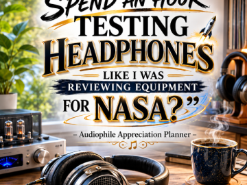 🎧 “Why Did I Spend an Hour Testing Headphones Like I Was Reviewing Equipment for NASA?” – Audiophile Appreciation Planner 🎧 “Why Did I Spend an Hour Testing Headphones Like I Was Reviewing Equipment for NASA?” – Audiophile Appreciation Planner