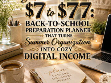 Go from to with Idea 81: Back-to-School Preparation Planner That Turns Summer Organization Into Cozy Digital Income Go from to with Idea 81: Back-to-School Preparation Planner That Turns Summer Organization Into Cozy Digital Income