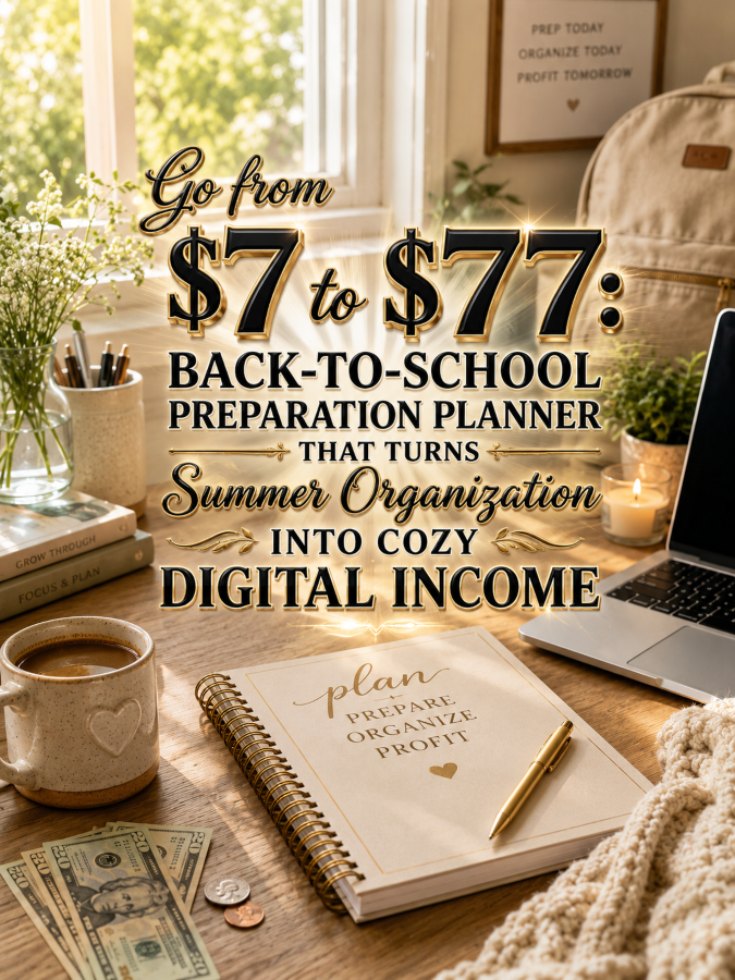 Go from to with Idea 81: Back-to-School Preparation Planner That Turns Summer Organization Into Cozy Digital Income Go from to with Idea 81: Back-to-School Preparation Planner That Turns Summer Organization Into Cozy Digital Income