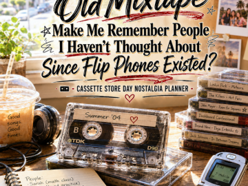 📼 “Why Did One Old Mixtape Make Me Remember People I Haven’t Thought About Since Flip Phones Existed?” – Cassette Store Day Nostalgia Planner 📼 “Why Did One Old Mixtape Make Me Remember People I Haven’t Thought About Since Flip Phones Existed?” – Cassette Store Day Nostalgia Planner