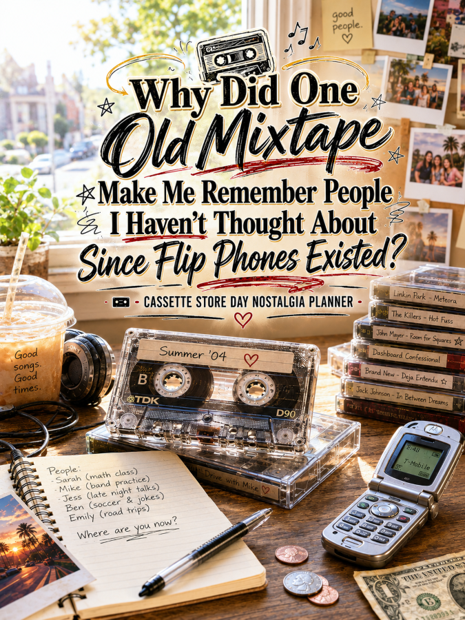 📼 “Why Did One Old Mixtape Make Me Remember People I Haven’t Thought About Since Flip Phones Existed?” – Cassette Store Day Nostalgia Planner 📼 “Why Did One Old Mixtape Make Me Remember People I Haven’t Thought About Since Flip Phones Existed?” – Cassette Store Day Nostalgia Planner