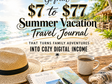Go from to : Summer Vacation Travel Journal That Turns Family Adventures Into Cozy Digital Income Go from to : Summer Vacation Travel Journal That Turns Family Adventures Into Cozy Digital Income