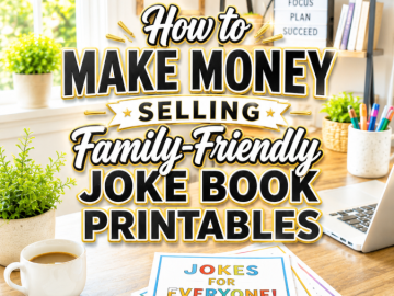 How to Make Money Selling Family-Friendly Joke Book Printables