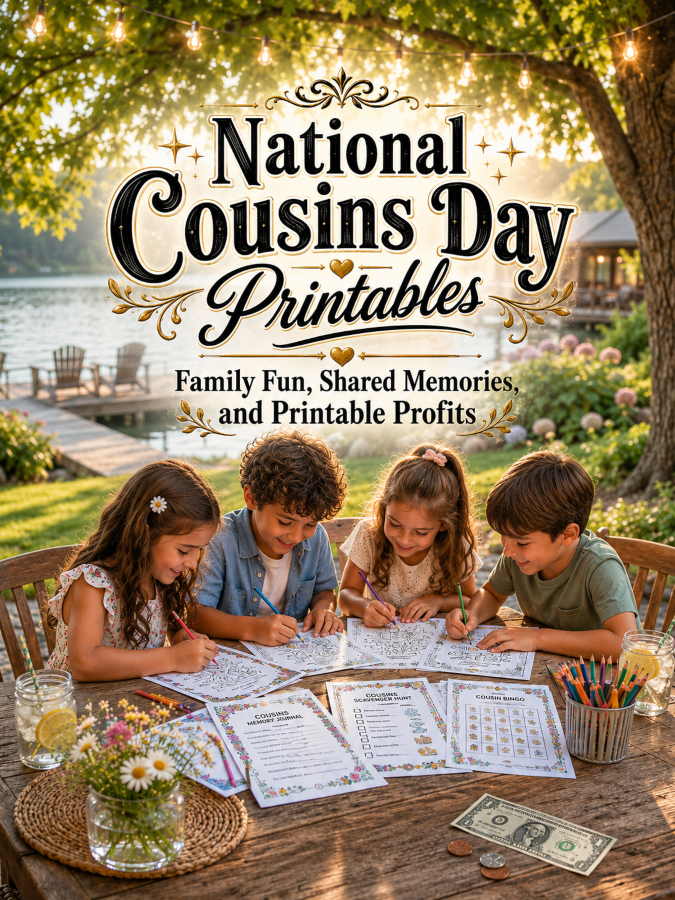 National Cousins Day Printables – Family Fun, Shared Memories, and Printable Profits National Cousins Day Printables – Family Fun, Shared Memories, and Printable Profits