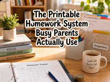 The Printable Homework System Busy Parents Actually Use The Printable Homework System Busy Parents Actually Use