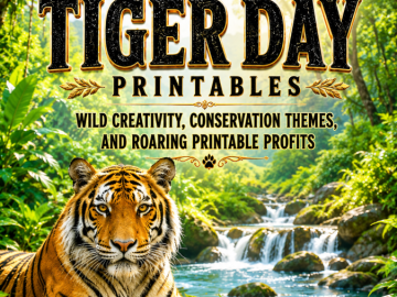 International Tiger Day Printables – Wild Creativity, Conservation Themes, and Roaring Printable Profits International Tiger Day Printables – Wild Creativity, Conservation Themes, and Roaring Printable Profits