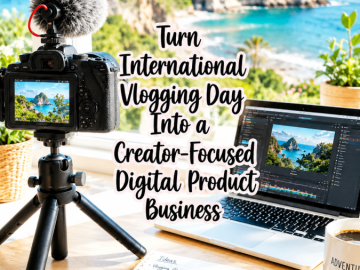 Turn International Vlogging Day Into a Creator-Focused Digital Product Business