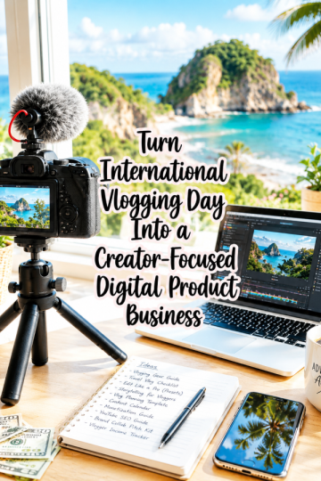 Turn International Vlogging Day Into a Creator-Focused Digital Product Business