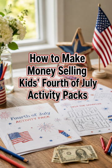 How to Make Money Selling Kids’ Fourth of July Activity Packs