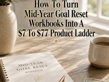 How To Turn Mid-Year Goal Reset Workbooks Into A  To  Product Ladder