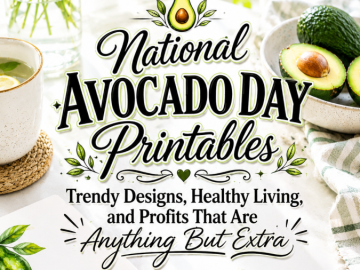 National Avocado Day Printables – Trendy Designs, Healthy Living, and Profits That Are Anything But Extra National Avocado Day Printables – Trendy Designs, Healthy Living, and Profits That Are Anything But Extra