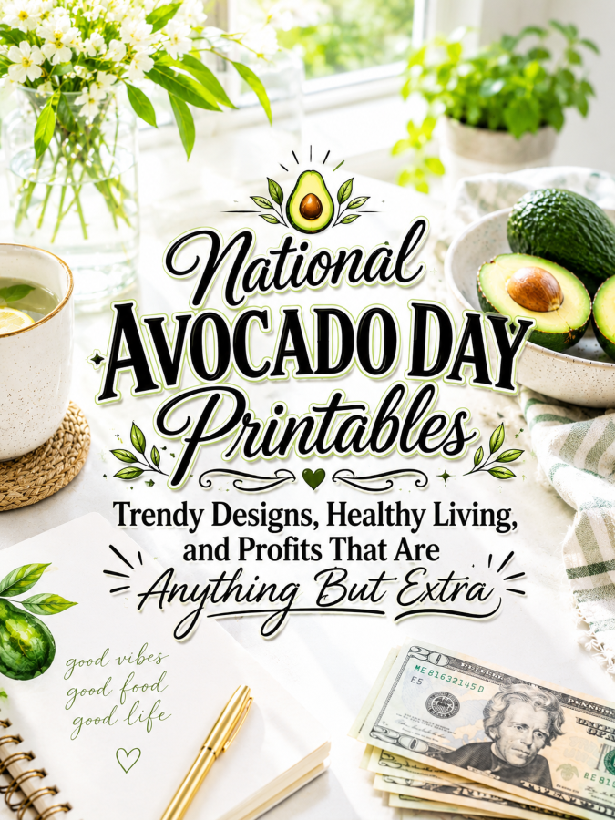 National Avocado Day Printables – Trendy Designs, Healthy Living, and Profits That Are Anything But Extra National Avocado Day Printables – Trendy Designs, Healthy Living, and Profits That Are Anything But Extra