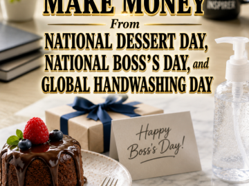 How to Make Money From National Dessert Day, National Boss’s Day, and Global Handwashing Day How to Make Money From National Dessert Day, National Boss’s Day, and Global Handwashing Day