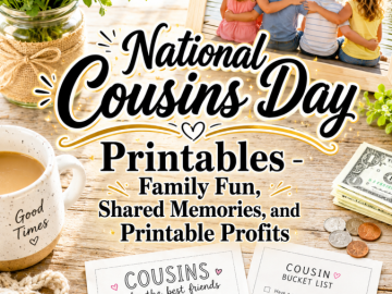 National Cousins Day Printables – Family Fun, Shared Memories, and Printable Profits National Cousins Day Printables – Family Fun, Shared Memories, and Printable Profits