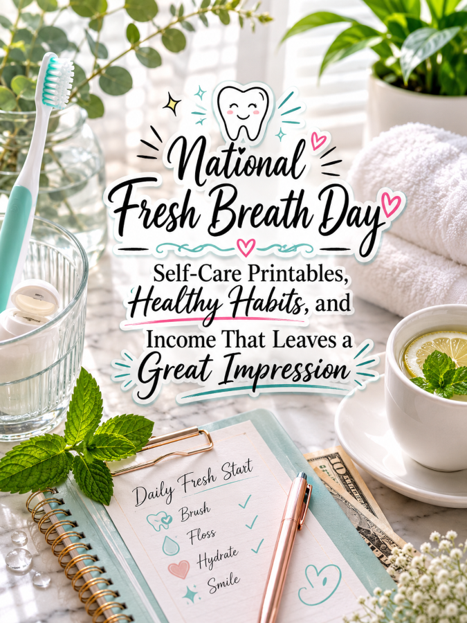 🦷 National Fresh Breath Day – Self-Care Printables, Healthy Habits, and Income That Leaves a Great Impression 🦷 National Fresh Breath Day – Self-Care Printables, Healthy Habits, and Income That Leaves a Great Impression