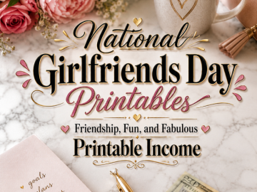 National Girlfriends Day Printables – Friendship, Fun, and Fabulous Printable Income National Girlfriends Day Printables – Friendship, Fun, and Fabulous Printable Income