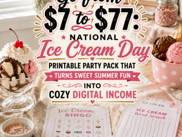 Go from to : National Ice Cream Day Printable Party Pack That Turns Sweet Summer Fun Into Cozy Digital Income Go from to : National Ice Cream Day Printable Party Pack That Turns Sweet Summer Fun Into Cozy Digital Income