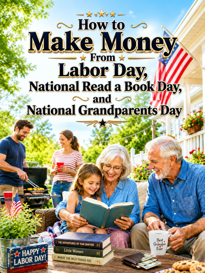 How to Make Money From Labor Day, National Read a Book Day, and National Grandparents Day