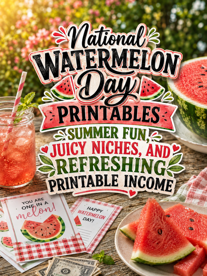 National Watermelon Day Printables – Summer Fun, Juicy Niches, and Refreshing Printable Income National Watermelon Day Printables – Summer Fun, Juicy Niches, and Refreshing Printable Income