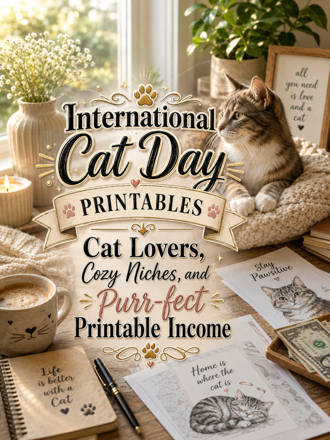 International Cat Day Printables – Cat Lovers, Cozy Niches, and Purr-fect Printable Income International Cat Day Printables – Cat Lovers, Cozy Niches, and Purr-fect Printable Income