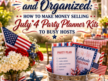 Red, White, and Organized: How to Make Money Selling July 4 Party Planner Kits to Busy Hosts
