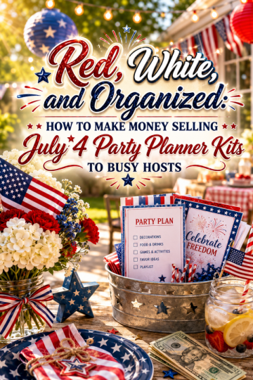 Red, White, and Organized: How to Make Money Selling July 4 Party Planner Kits to Busy Hosts
