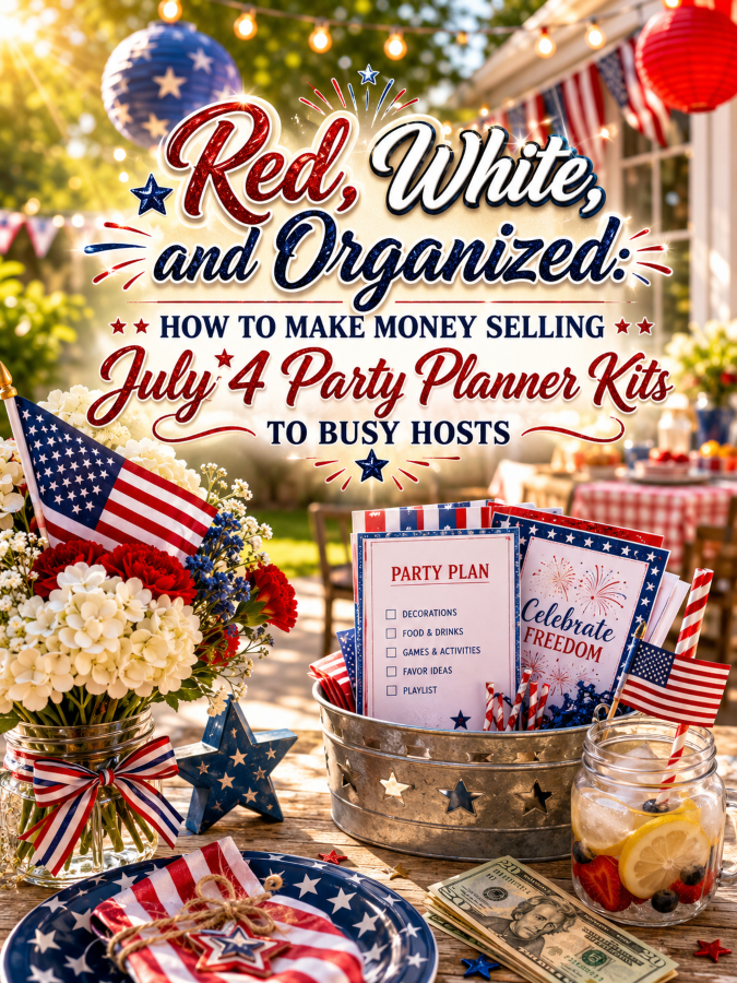 Red, White, and Organized: How to Make Money Selling July 4 Party Planner Kits to Busy Hosts