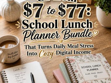 Go from to : School Lunch Planner Bundle That Turns Daily Meal Stress Into Cozy Digital Income Go from to : School Lunch Planner Bundle That Turns Daily Meal Stress Into Cozy Digital Income