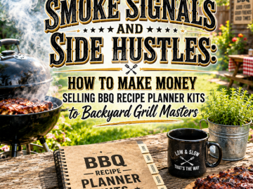 Smoke Signals and Side Hustles: How to Make Money Selling BBQ Recipe Planner Kits to Backyard Grill Masters