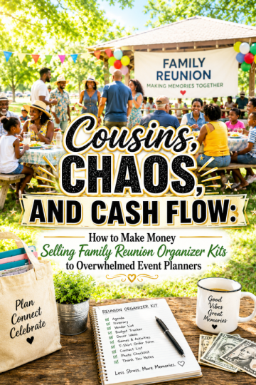 Cousins, Chaos, and Cash Flow: How to Make Money Selling Family Reunion Organizer Kits to Overwhelmed Event Planners