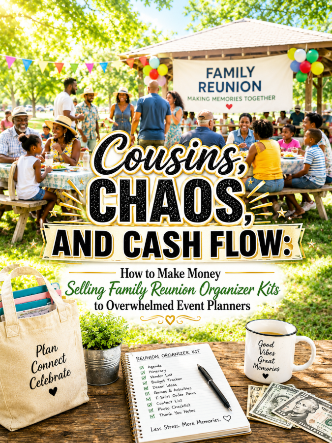 Cousins, Chaos, and Cash Flow: How to Make Money Selling Family Reunion Organizer Kits to Overwhelmed Event Planners