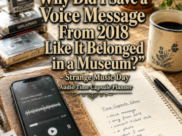 🎵 “Why Did I Save a Voice Message From 2018 Like It Belonged in a Museum?” – Strange Music Day Audio Time Capsule Planner 🎵 “Why Did I Save a Voice Message From 2018 Like It Belonged in a Museum?” – Strange Music Day Audio Time Capsule Planner