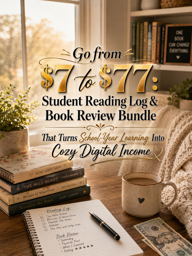Go from to : Student Reading Log & Book Review Bundle That Turns School-Year Learning Into Cozy Digital Income Go from to : Student Reading Log & Book Review Bundle That Turns School-Year Learning Into Cozy Digital Income