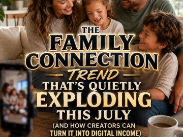 The Family Connection Trend That’s Quietly Exploding This July (And How Creators Can Turn It Into Digital Income)