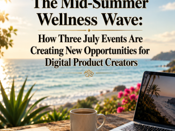 The Mid-Summer Wellness Wave: How Three July Events Are Creating New Opportunities for Digital Product Creators