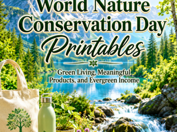 World Nature Conservation Day Printables – Green Living, Meaningful Products, and Evergreen Income World Nature Conservation Day Printables – Green Living, Meaningful Products, and Evergreen Income
