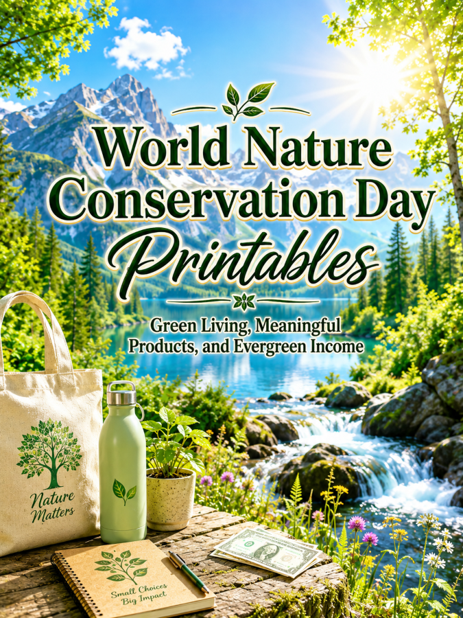 World Nature Conservation Day Printables – Green Living, Meaningful Products, and Evergreen Income World Nature Conservation Day Printables – Green Living, Meaningful Products, and Evergreen Income