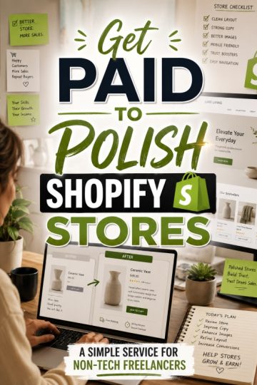 Get Paid To Polish Shopify Stores: A Simple Service For Non-Tech Freelancers