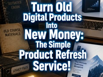 Turn Old Digital Products Into New Money: The Simple Product Refresh Service