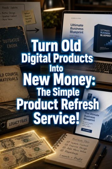 Turn Old Digital Products Into New Money: The Simple Product Refresh Service