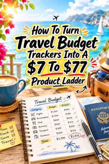 How To Turn Travel Budget Trackers Into A  To  Product Ladder