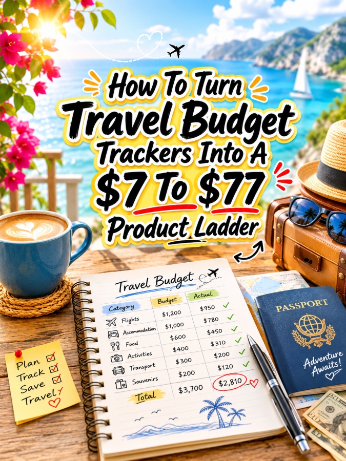 How To Turn Travel Budget Trackers Into A  To  Product Ladder