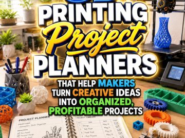 3D Printing Project Planners That Help Makers Turn Creative Ideas Into Organized, Profitable Projects
