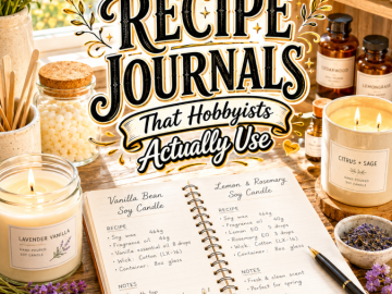 Candle Making Recipe Journals That Hobbyists Actually Use Candle Making Recipe Journals That Hobbyists Actually Use